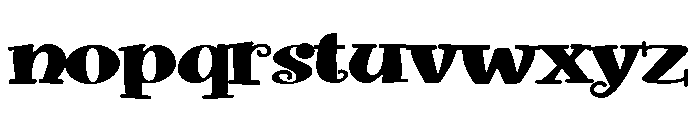 ZP Doohickey Expanded Font LOWERCASE