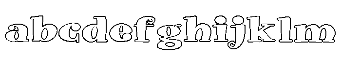 ZP Doohickey Outline Expanded FONT