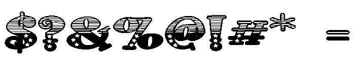 ZP Doohickey Patriot Expanded Font OTHER CHARS