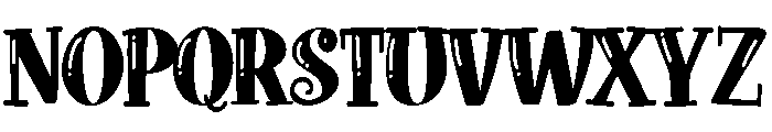 ZP Doohickey Shine Condensed Font UPPERCASE