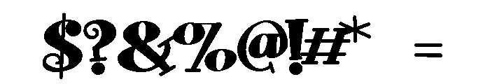 ZP Doohickey Font OTHER CHARS