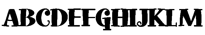 ZP Doohickey Font UPPERCASE