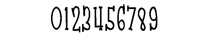 ZP Dragon Toes Condensed Font OTHER CHARS