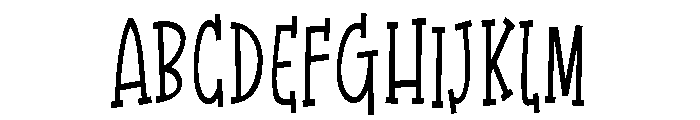ZP Dragon Toes Condensed Font UPPERCASE