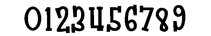 ZP Dragon Toes Expanded Bold Font OTHER CHARS
