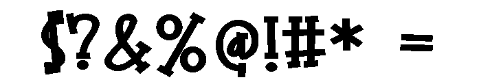 ZP Dragon Toes Expanded Bold Font OTHER CHARS