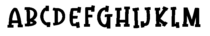 ZP Dragon Toes Expanded Bold FONT