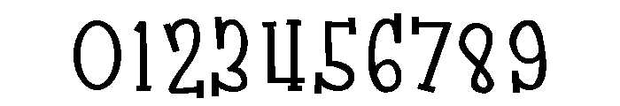 ZP Dragon Toes Expanded Font OTHER CHARS