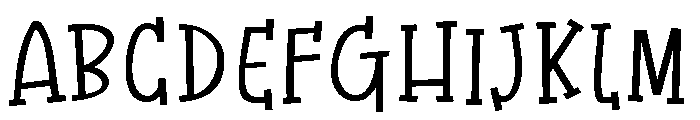 ZP Dragon Toes Expanded Font UPPERCASE