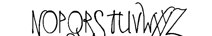 ZP Edwinstowe Font UPPERCASE