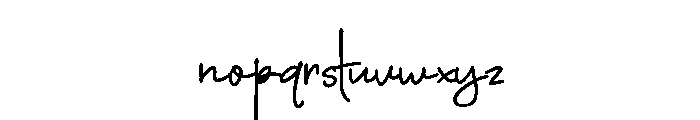 ZP Edwinstowe Font LOWERCASE