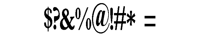 ZP Everfall Split Monogram Condensed Font OTHER CHARS