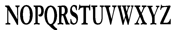 ZP Everfall Split Monogram Condensed Font LOWERCASE