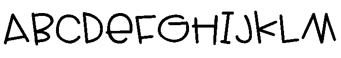 ZP Exaggerate Bold Font UPPERCASE