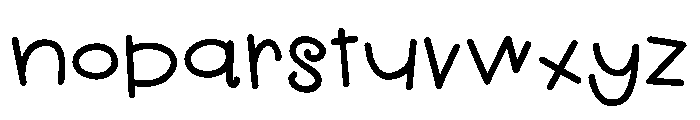 ZP Exaggerate Bold Font LOWERCASE
