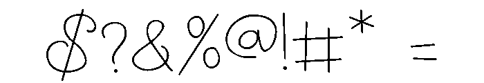 ZP Exaggerate Light Font OTHER CHARS
