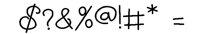 ZP Exaggerate Font OTHER CHARS