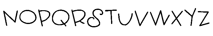 ZP Exaggerate Font UPPERCASE