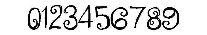 ZP Fancy Cakes Font OTHER CHARS