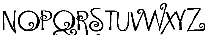 ZP Fancy Cakes Font UPPERCASE