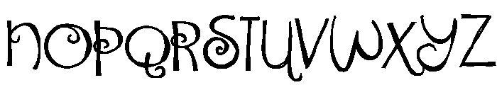 ZP Fancy Cakes Font LOWERCASE