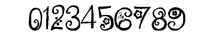 ZP Fancy Flowers Font OTHER CHARS