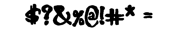 ZP Fast Forward Bold Font OTHER CHARS