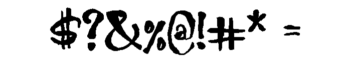 ZP Fast Forward Font OTHER CHARS