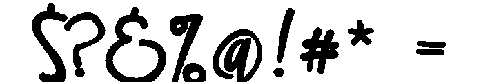 ZP Flinger Bold Font OTHER CHARS