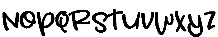 ZP Flinger Bold Font LOWERCASE