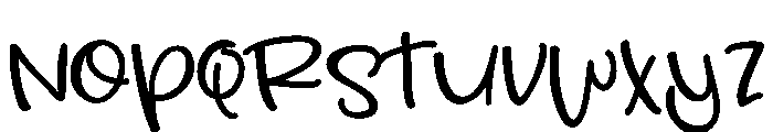 ZP Flinger Font LOWERCASE