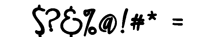 ZP Flitches Bold Font OTHER CHARS