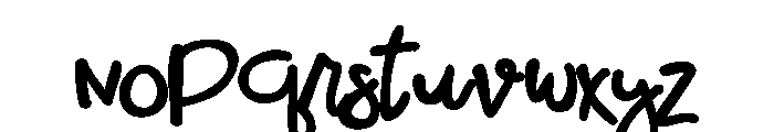 ZP Flitches Bold Font LOWERCASE
