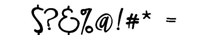 ZP Flitches Font OTHER CHARS