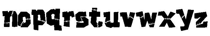 ZP Frankenfriend Condensed Font LOWERCASE