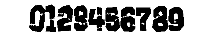 ZP Frankenfriend Extra-condensed Font OTHER CHARS