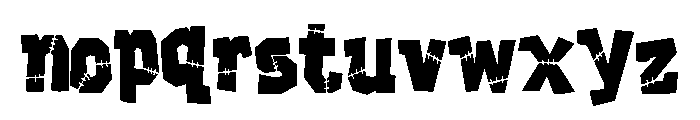 ZP Frankenfriend Extra-condensed Font LOWERCASE