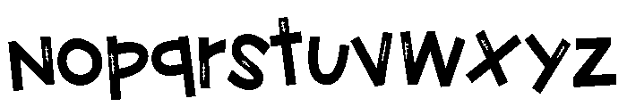 ZP Frankenfriend Sans Condensed Font LOWERCASE
