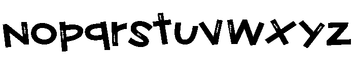 ZP Frankenfriend Sans Expanded Font LOWERCASE