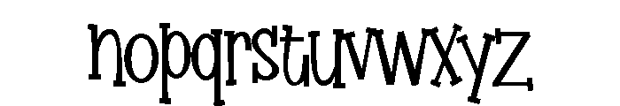 ZP Frugiferous Font LOWERCASE