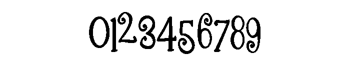 ZP Gingerbread Cake Condensed Font OTHER CHARS