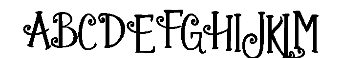 ZP Gingerbread Cake Condensed Font UPPERCASE