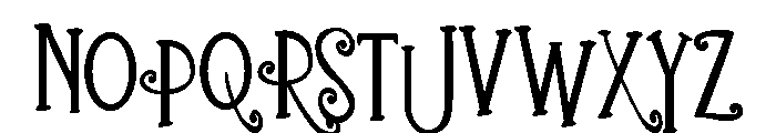ZP Gingerbread Cake Condensed Font UPPERCASE