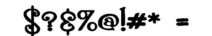 ZP Gingerbread Cake Expanded Bold Font OTHER CHARS