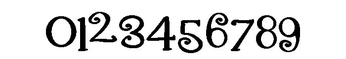 ZP Gingerbread Cake Expanded Font OTHER CHARS