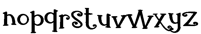 ZP Gingerbread Cake Expanded Font LOWERCASE