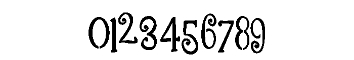 ZP Gingerbread Cake Stencil Condensed Font OTHER CHARS