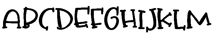 ZP Glucose Bold Font UPPERCASE