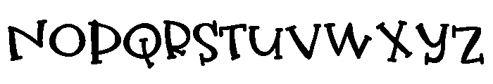 ZP Glucose Bold Font UPPERCASE