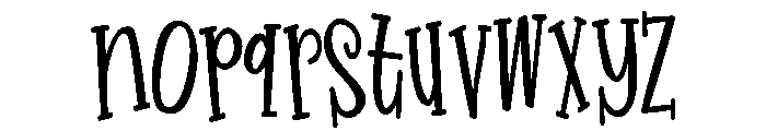 ZP Glucose Condensed Font LOWERCASE